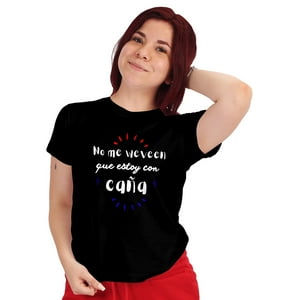 En Tu Tinta - Polera Talla Xl Diseño Frases Chilenas D15 - Mujer