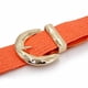 thumbnail image 3 of Cinturón elasticado hebilla martillada naranja talla unica, 3 of 3