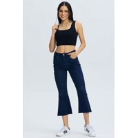 Fashionspark - Jeans Mujer Vita Flare Azul Oscuro