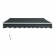 thumbnail image 1 of Toldo Retráctil 200x150 Cm Gris Grafito Brazo Manual Para Terraza Vincenzi, 1 of 10