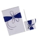 thumbnail image 3 of 3 unids set satén cristal libro de visitas pluma y soporte de la pluma boda recepción azul, 3 of 3