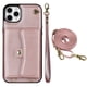 thumbnail image 1 of Crossbody PU Leather Wallet Case For IPhone 14 13 12 Mini 11 Pro X XS Max XR 8 7 SE 2020 2022 Card Slots Magnetic Lanyard Phone Cover, 1 of 5