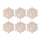 thumbnail image 3 of 6 Unids Mesa De Comedor Hueca Placemat Anti-Scalding For Wedding Halloween Dining Gold, 3 of 5