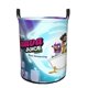 thumbnail image 1 of El Show de Guava Juice Cesta de lavandería de gran capacidad redonda con asa, bolsa para ropa sucia plegable, almacenamiento para dormitorio, baño y lavadero 44x35 cm, 1 of 6