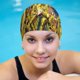 thumbnail image 4 of Santos de Oro Gorro de Natación de Licra, Gorro de Baño de Tela Cómoda, Gorro Elástico Antideslizante para Hombres, Mujeres y Niños, 4 of 6