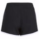 thumbnail image 3 of Pantalones cortos Adidas para niña con cintura elástica tejida en negro, talla L, 3 of 4
