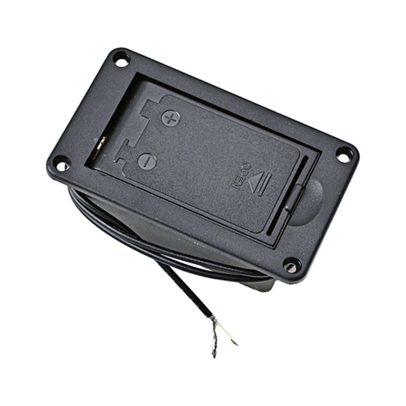 Bothyi - Caja De Batería Para Pastilla De Guitarra, Caja De Batería Ligera Para Pastilla De Bajo De Guitarra