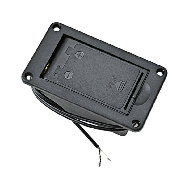 Caja De Batería Para Pastilla De Guitarra, Caja De Batería Ligera Para Pastilla De Bajo De Guitarra