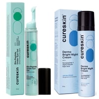 Crema Facial Y Gel Para Debajo De Los Ojos Skincare Combo Cureskin Glow Support
