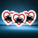 thumbnail image 1 of Ambientadores Personalizados De 10 A 1000 Piezas Con Foto Corazón, 1 of 7