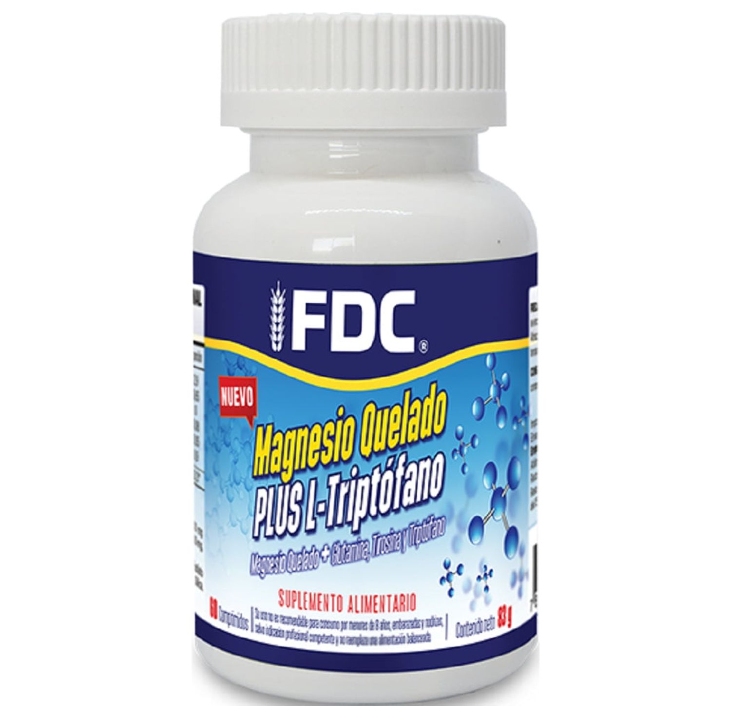 Fdc - Magnesio + L-Triptofano X 90 Comprimidos