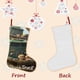 thumbnail image 3 of Camión de Basura Tema: Calcetines de Navidad, fino lino blanco para colgar en escaleras y chimenea, decoración navideña para el hogar, regalo de Navidad.54cm×38cm, 3 of 5