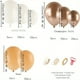 thumbnail image 1 of 119pcs, 12/10/5 Inch White Balloon Garland Set Metallic Champagne Gold Balloons Baby Reveal Shower Bridal Engagement Wedding Anniversary Birthday Party Decoration, 1 of 2