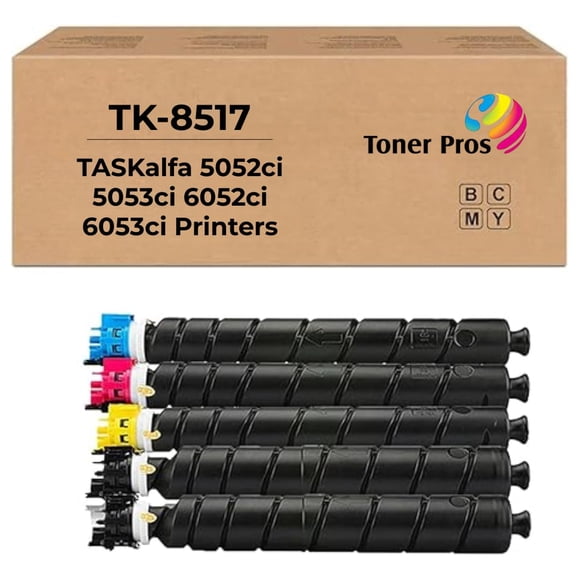 Cartucho de tóner Toner Pros TK-8517, paquete de 4 colores