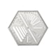 thumbnail image 5 of Regla Hexagonal De Acero Inoxidable útil Para Retales, Regla Para Acolchar Hexagonal Para El Hogar, 5 of 5