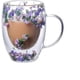 thumbnail image 3 of TAZAS DOBLE PARED CON FLORES ETERNAS COLOR MORADAS  350ML 12cm * 8 cm, 3 of 4