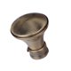 thumbnail image 1 of 1 pieza retro barra varilla polo finials extremos cabezas 28mm f estilo bronce, 1 of 5