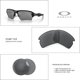 thumbnail image 3 of Lentes de repuesto Oakley Flak 2.0 59 mm Prizm Black, 3 of 5