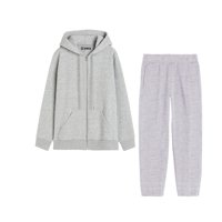 Snix - Conjunto Buzo De Colegio En Algodon Gris Talla S