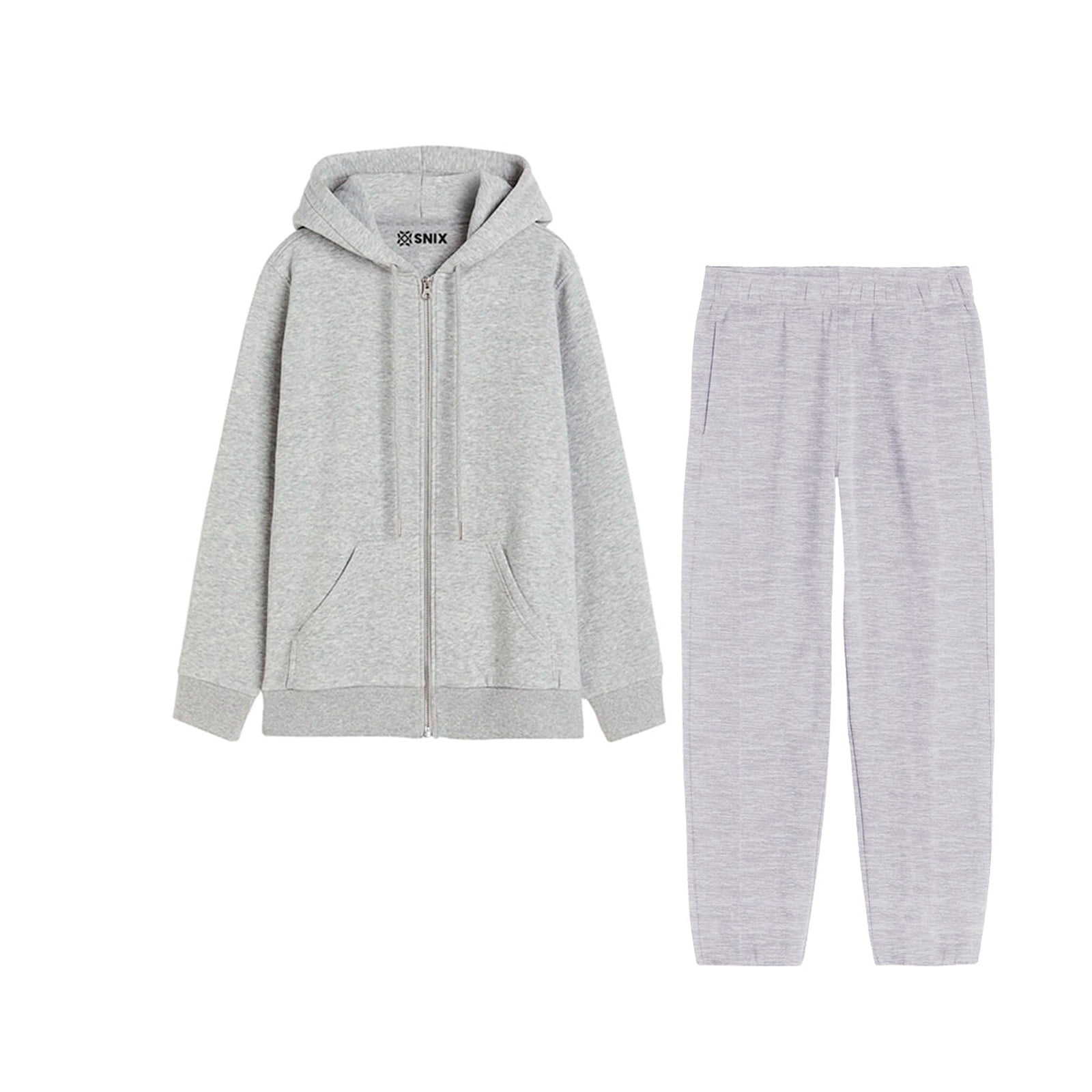 Snix - Conjunto Buzo De Colegio En Algodon Infantil Gris Talla 10