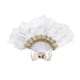 thumbnail image 2 of Abanicos De Mano Adorno Accesorios Para Fotos Novia Boda Día De San Valentín Decoración Dorado, 2 of 5