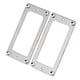 thumbnail image 2 of Anillos De Montaje Humbucker Fiocias Plata, 2 of 3