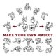 thumbnail image 4 of Clipart Sign Ready Vector Art CD-ROM 350 Mascotas, 4 of 7