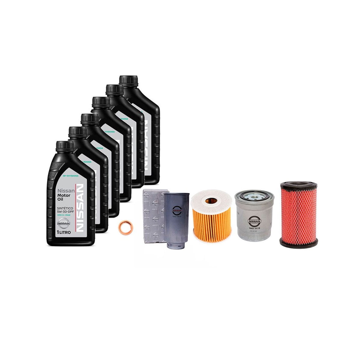 Kit Filtros Y Aceite Nissan Terrano Diesel Japonesa Original