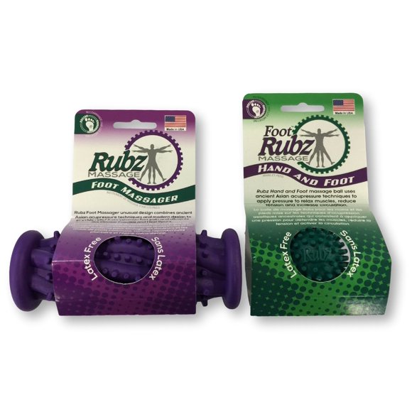 Paquete combinado de masaje de pies Due North Foot Rubz & Roller