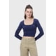 thumbnail image 1 of Polera Mujer Escote Cuadrado Azul - lll, 1 of 4