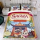 thumbnail image 4 of Sagwa, la Gata Siamés China Conjunto de sábanas temático, trío de piezas, cómodo y amigable con la piel, diseño único, regalo de decoración para el hogar para familiares, amigos y fans,135cm *200cm, 4 of 6