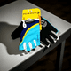 thumbnail image 2 of Guante Xc Cyan blue yellow, 2 of 2