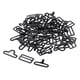 thumbnail image 4 of 20 juegos de clip de hardware de pajarita ajustable de metal para correa de corbata negro, 4 of 5
