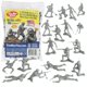 thumbnail image 1 of Toy Soldiers TimMee Plastic Army Men, gris, 48 piezas, fabricado en EE. UU., 1 of 6