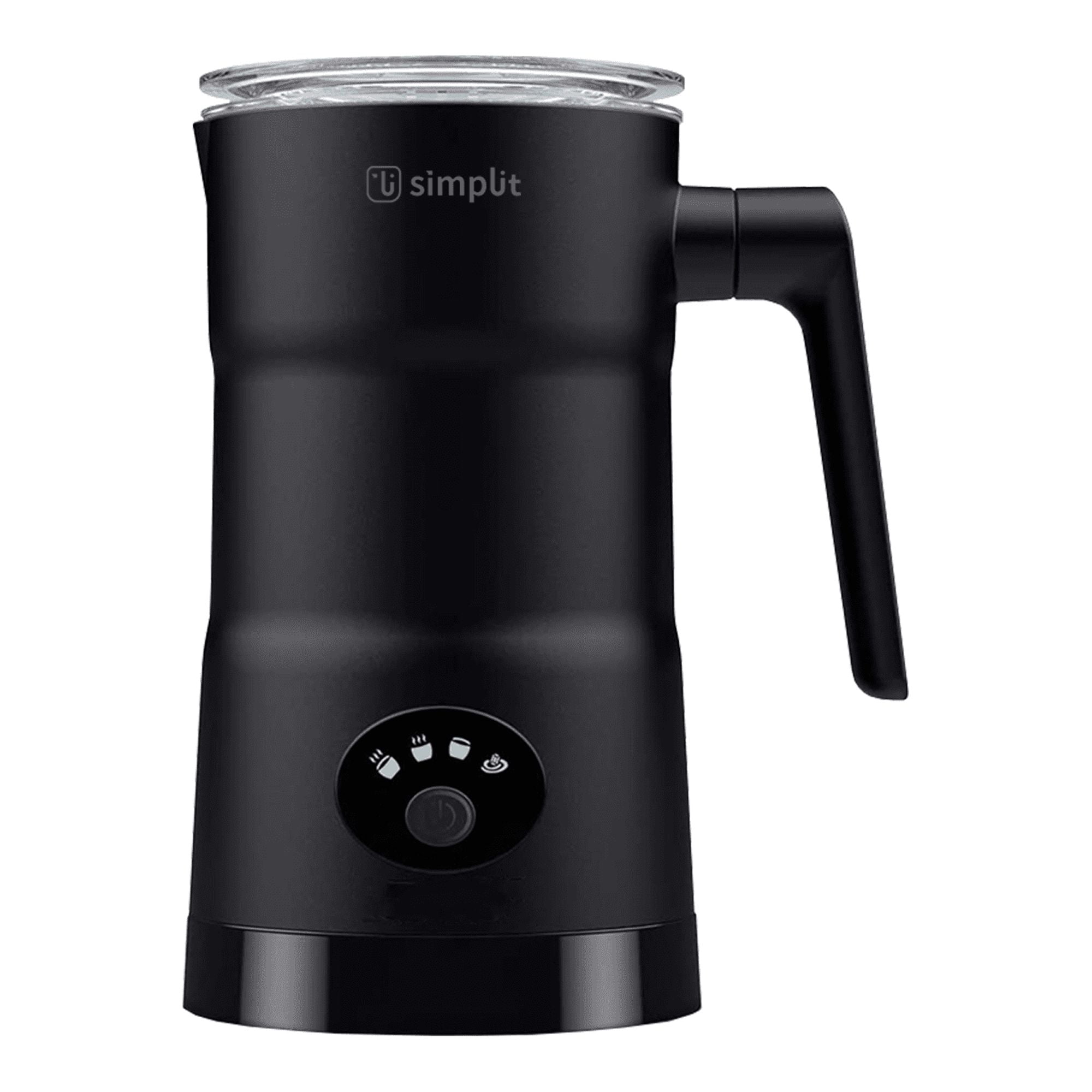 Espumador De Leche 4 En 1 Negro Simplit