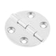 thumbnail image 3 of Bisagra redonda pesada de acero inoxidable 316, puerta / escotilla de 64 mm, 2 1/2 ", 3 of 5
