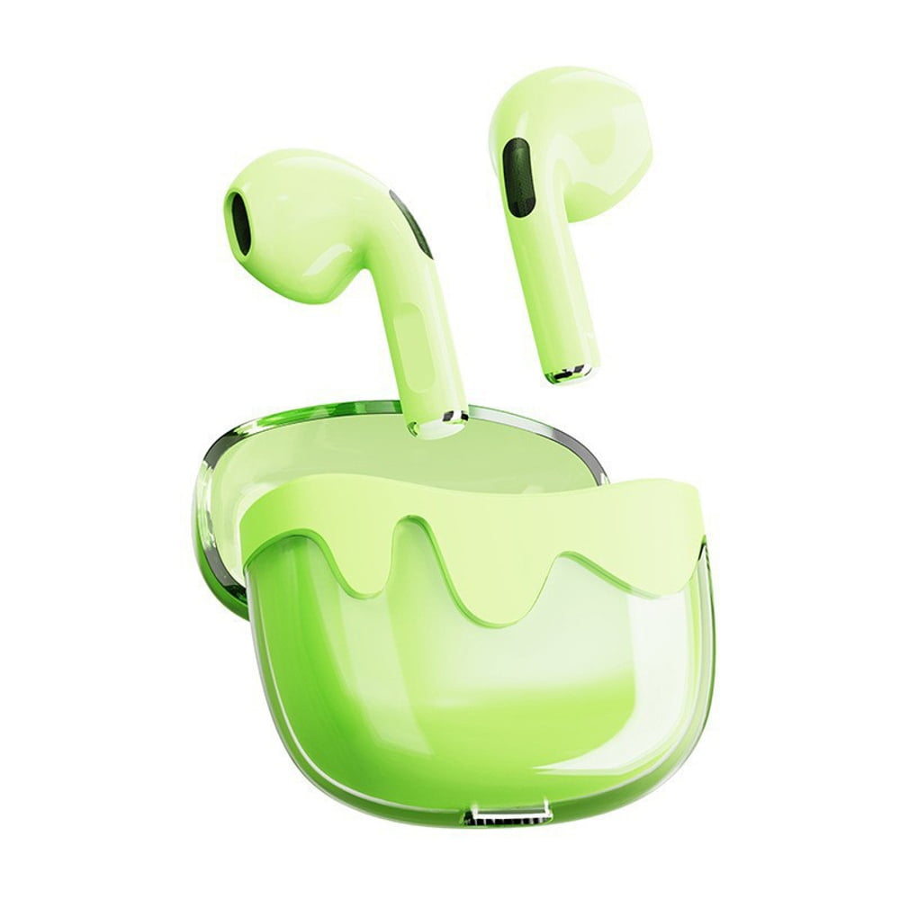 Aaronmei G07 Auriculares Bluetooth In-Ear Verde Semi-Transparente