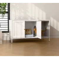 Recilock - Armario Bajo Para Mascotas 2 Puertas - Linea White Pc-4