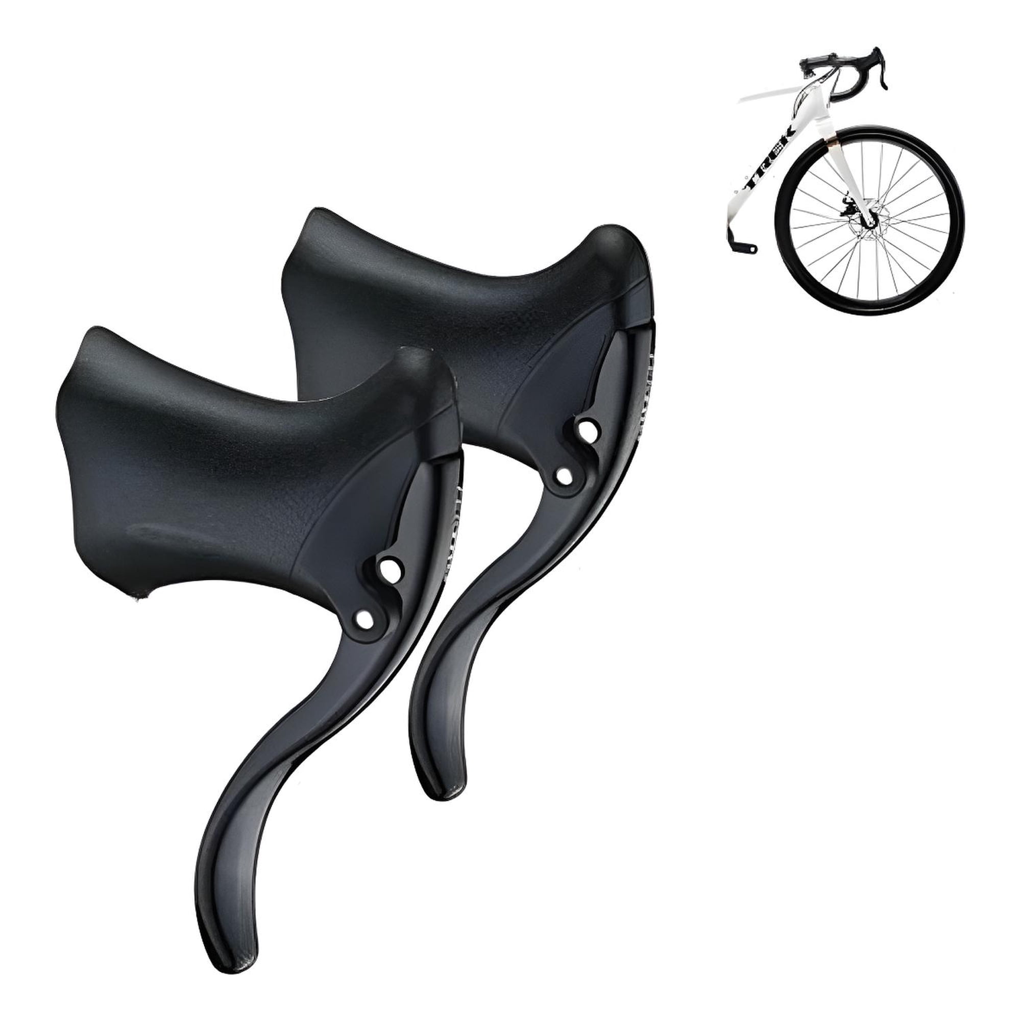 Manillas De Freno Eclipse Aluminio Ruta Gravel Comp. Shimano Negro