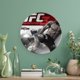 thumbnail image 5 of UFC Plato decorativo de porcelana fina (bone china), plato decorativo de cerámica para hogar, oficina, soporte de pared, platos decorativos para dormitorio - 6 pulgadas (15 cm), 5 of 6