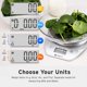 thumbnail image 2 of Báscula de cocina Etekcity Food Digital de 5 kg/11 libras con cuenco plateado, 2 of 6
