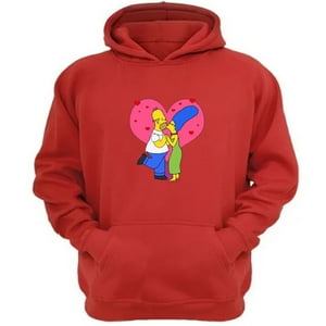 Genérico - Polerón Canguro Familia Amarilla Rojo Talla M Unisex