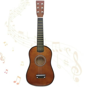 Genérico - Pack X 3 Juguete Guitarra Madera Mediana