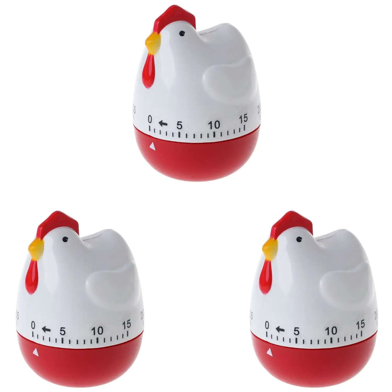 Gen - 3x Timer Cocina Temporizador De Gallina