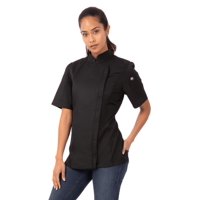 Chaqueta De Chef Springfield Para Mujer Chef Works, Negra, Talla S