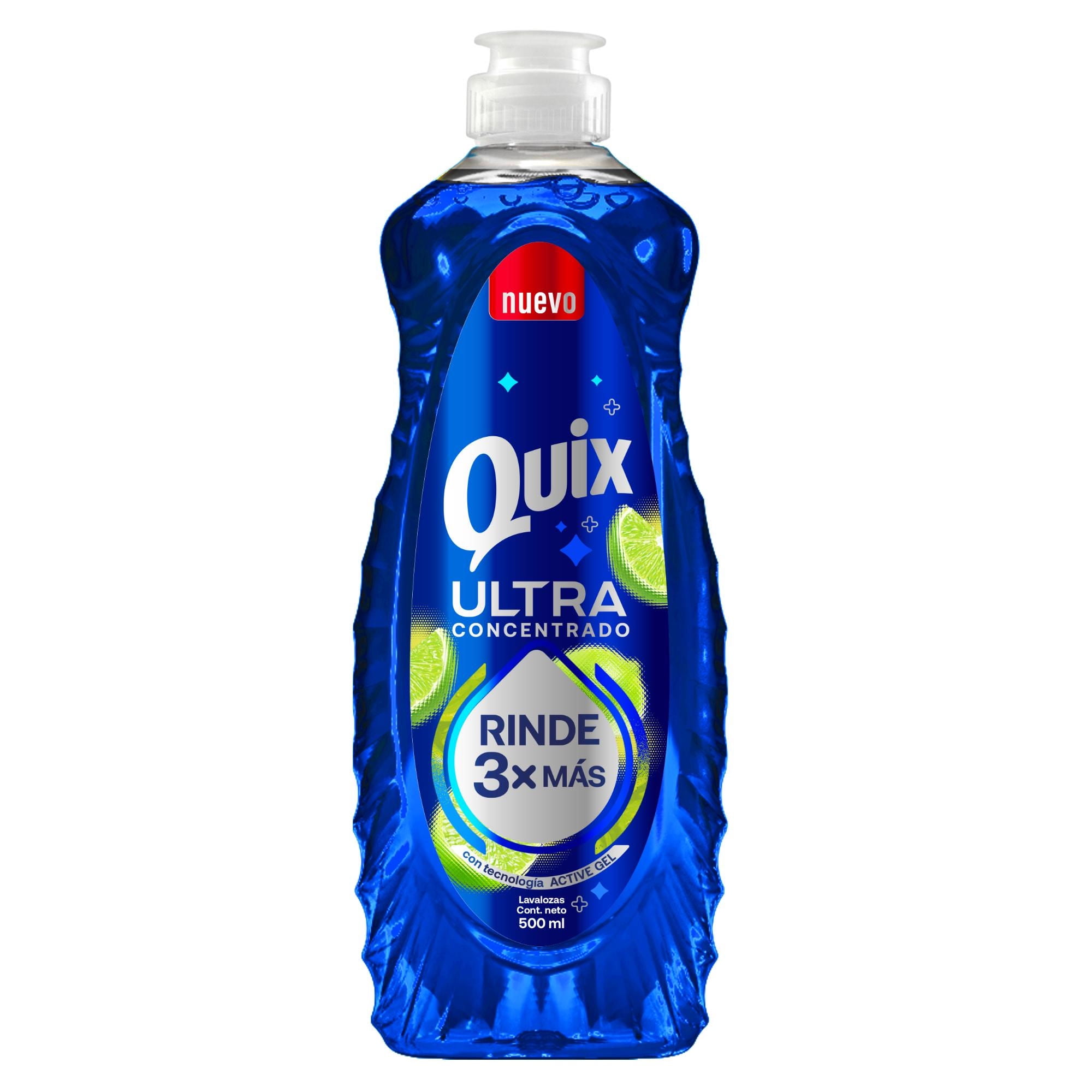 Lavalozas Líquido Ultra Concentrado Botella 500 ml Quix