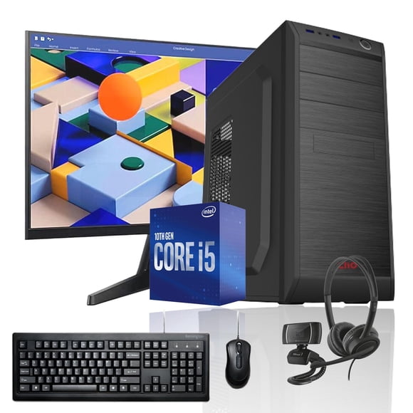 PC + MONITOR 24 + Perif: INTEL CORE i5 8gb 1Tb UHD 630 WiFi