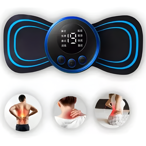 Genérica - Mini Masajeador De Parche Cuello Espalda Electroestimulador
