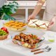 thumbnail image 5 of Juego de 3 cazuelas de vidrio NUTRIUPS 1,9 qt, 2,6 qt y 3,4 qt, 5 of 9