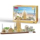 thumbnail image 1 of Barcelona - City Line - Puzzle 3D - 186 Piezas - Cubicfun, 1 of 3